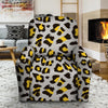 Grey Leopard Recliner Cover-grizzshop