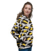 Grey Leopard Women's Hoodie-grizzshop