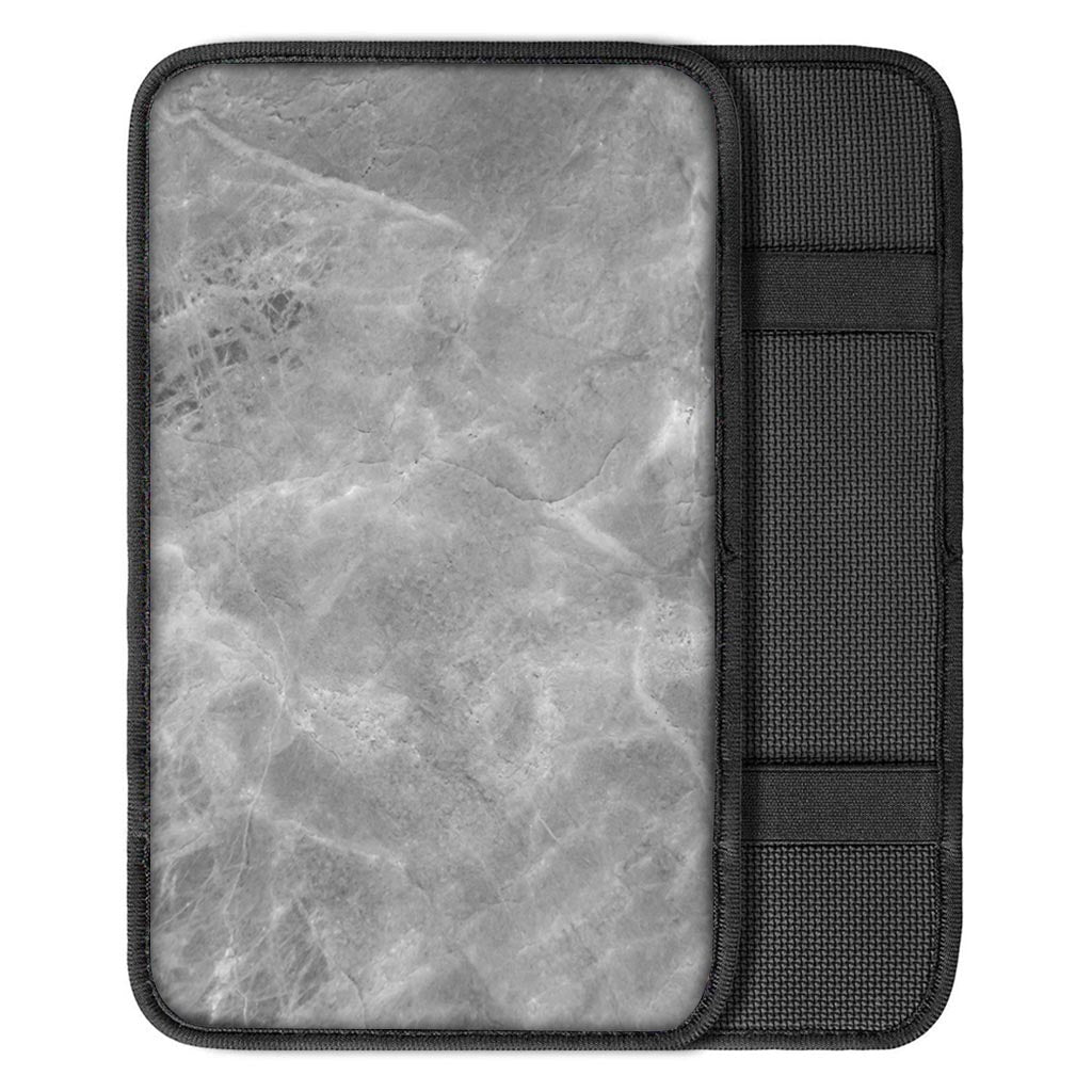 Grey Marble Car Console Cover-grizzshop