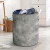 Grey Marble Laundry Basket-grizzshop