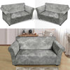 Grey Marble Loveseat Cover-grizzshop