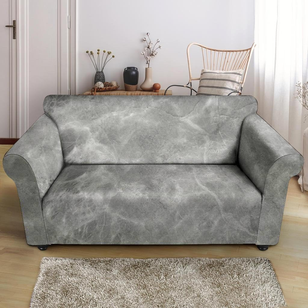 Grey Marble Loveseat Cover-grizzshop