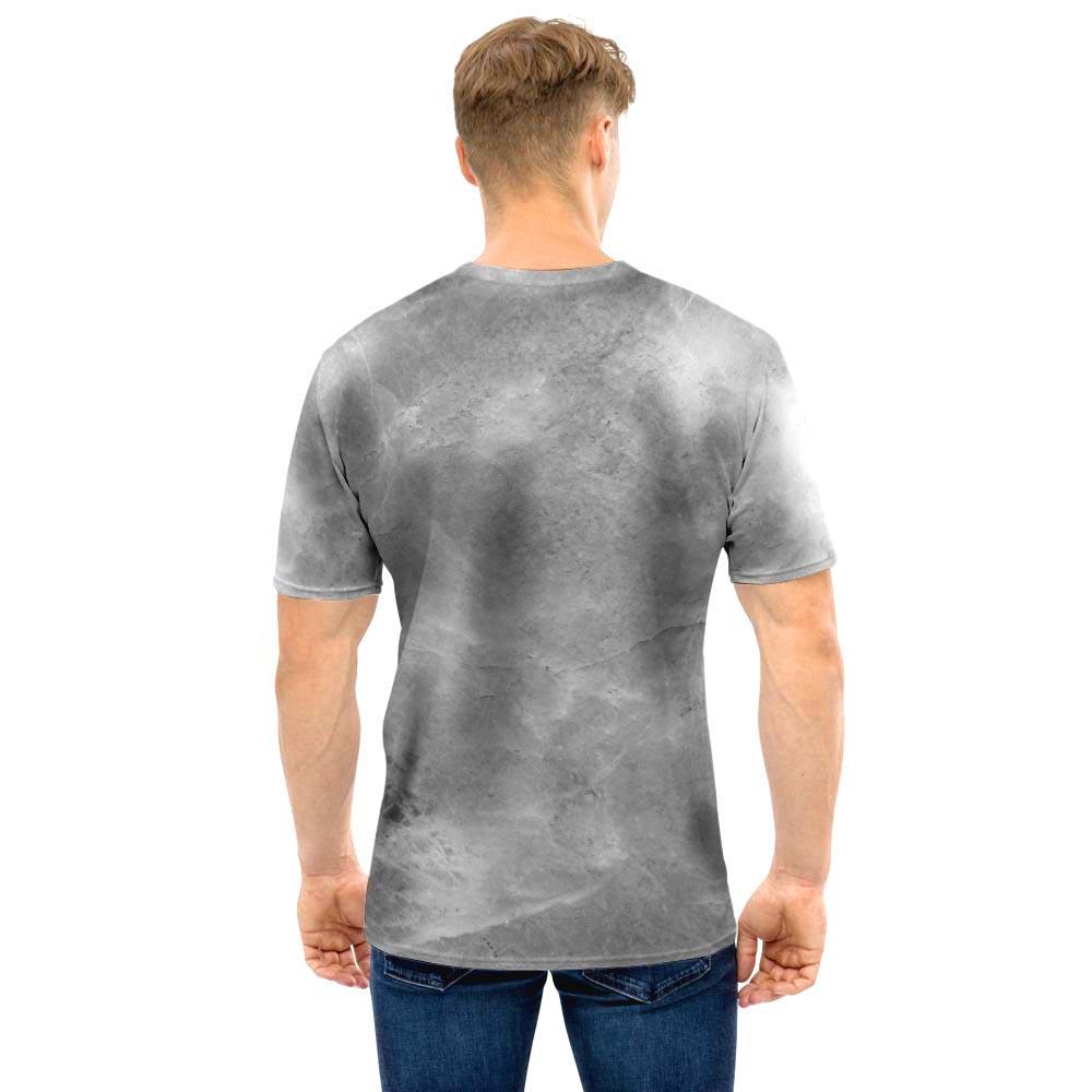 Grey Marble Men T Shirt-grizzshop