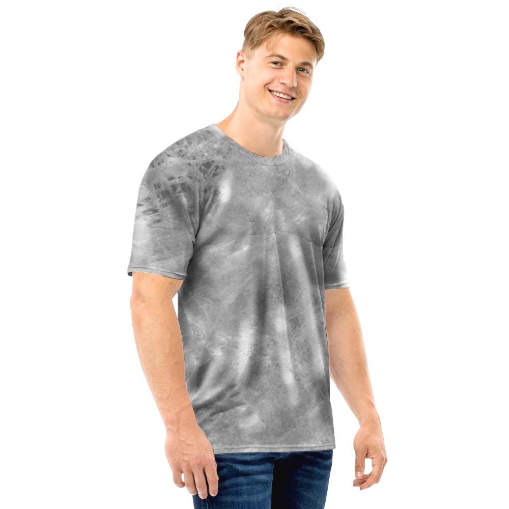 Grey Marble Men T Shirt-grizzshop