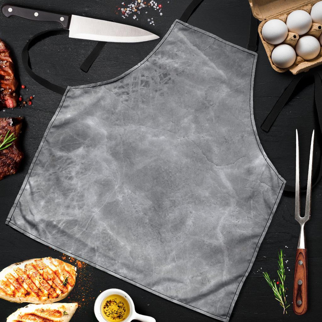 Grey Marble Men's Apron-grizzshop