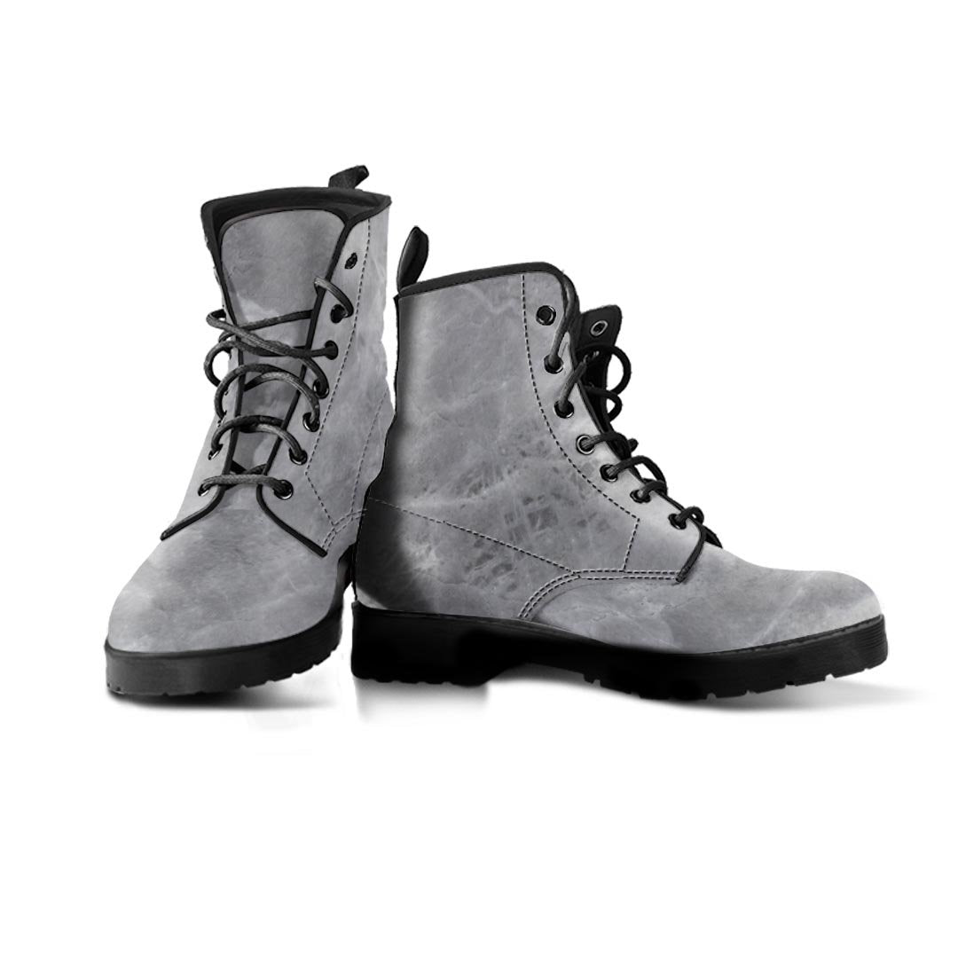 Grey Marble Men's Boots-grizzshop