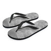 Grey Marble Men's Flip Flops-grizzshop