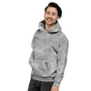 Grey Marble Men's Hoodie-grizzshop