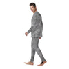 Grey Marble Men's Pajamas-grizzshop