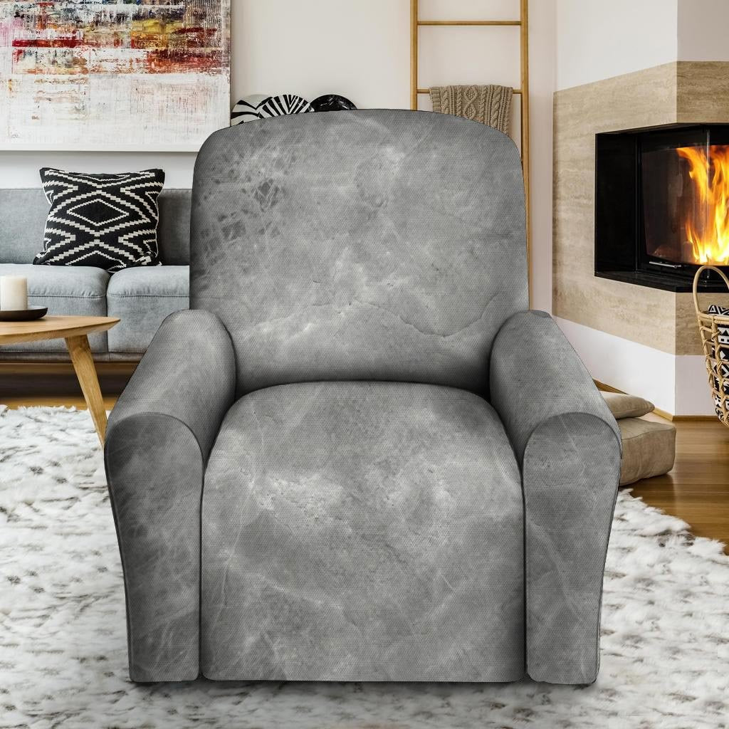 Grey Marble Recliner Cover-grizzshop