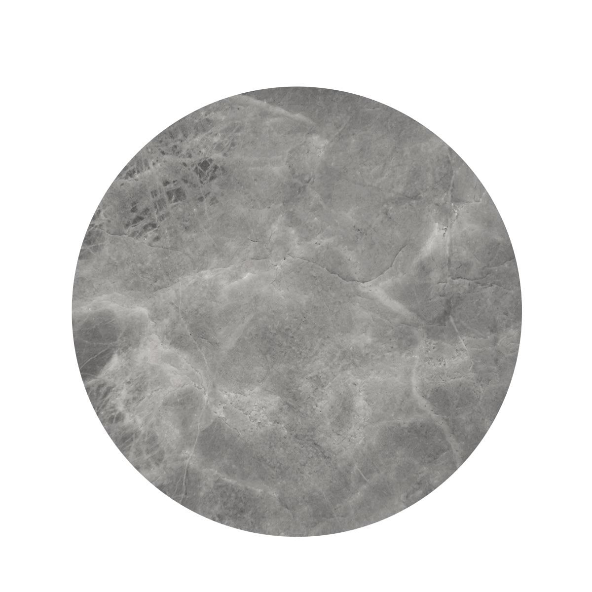 Grey Marble Round Rug-grizzshop