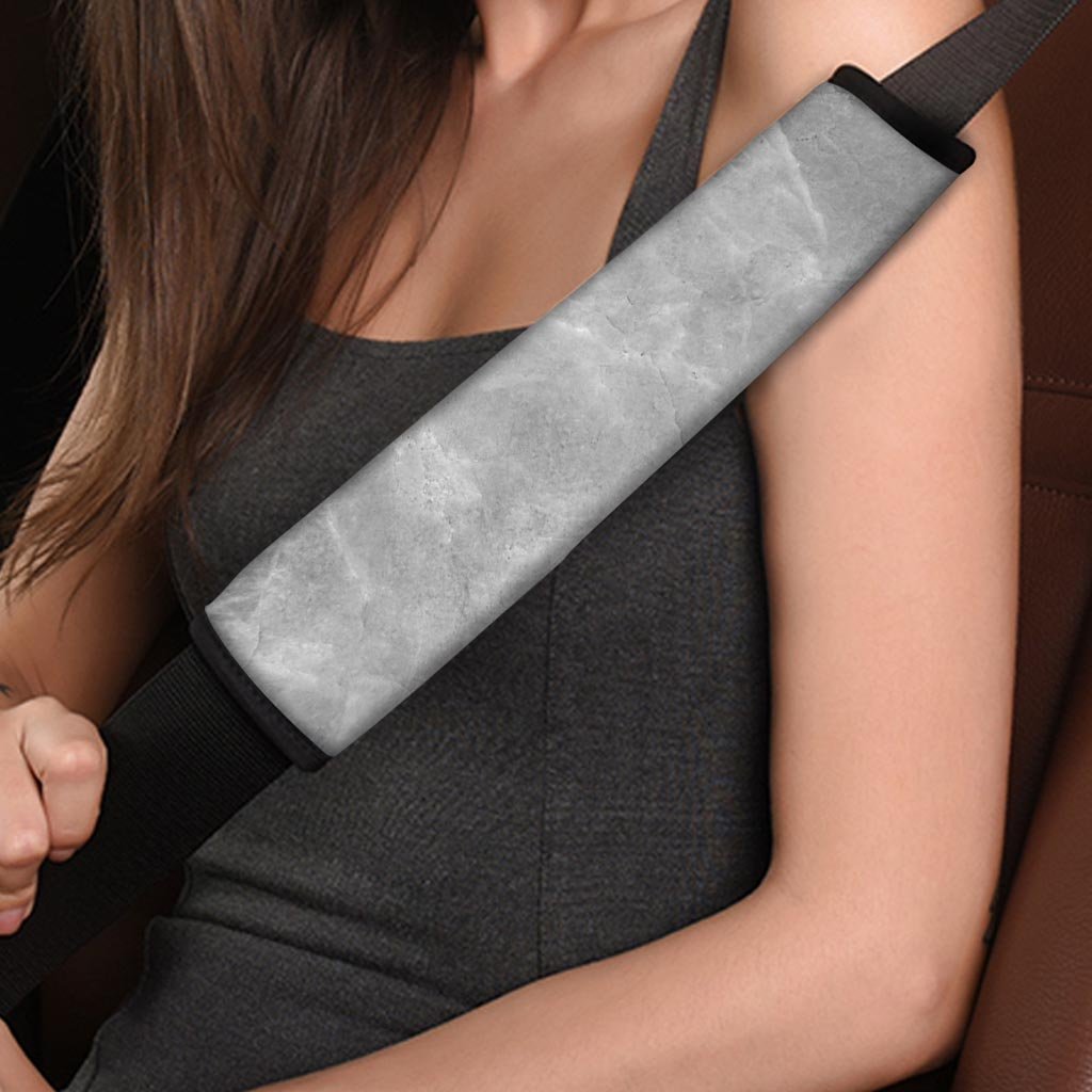 Grey Marble Seat Belt Cover-grizzshop