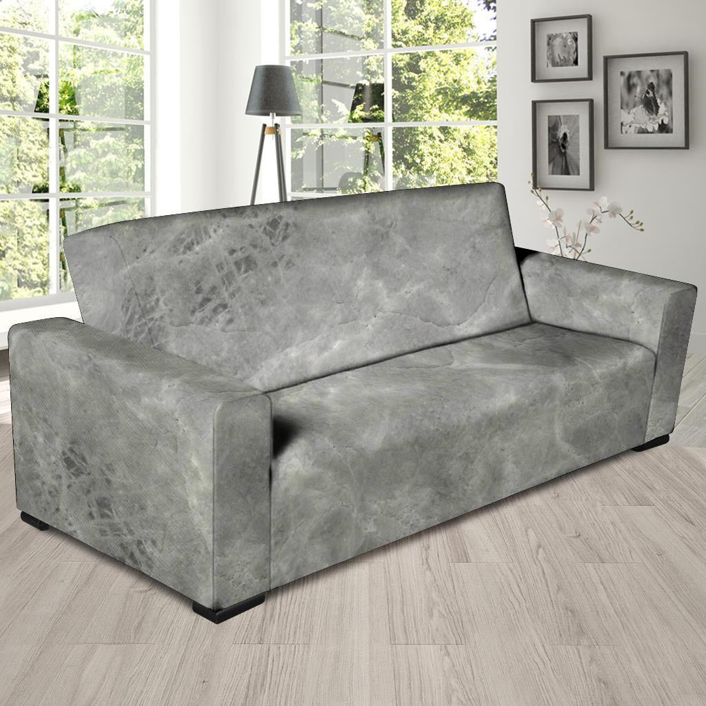 Grey Marble Sofa Cover-grizzshop