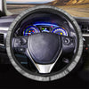 Grey Marble Steering Wheel Cover-grizzshop