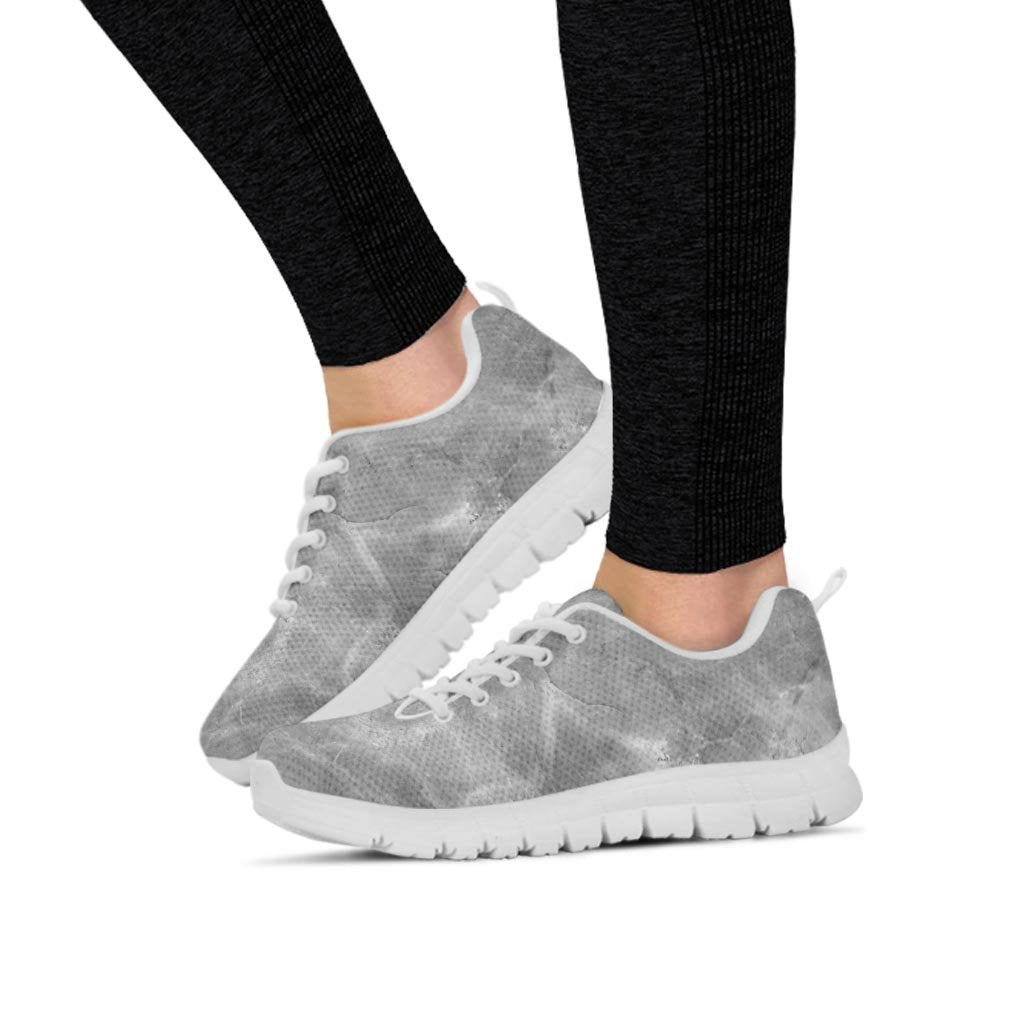 Grey Marble Women's Sneakers-grizzshop