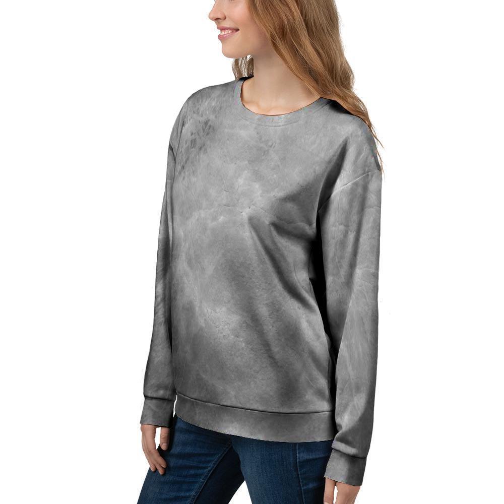 Grey Marble Women's Sweatshirt-grizzshop