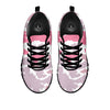 Grey Pink And White Camo Print Black Sneaker-grizzshop