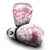 Grey Pink And White Camo Print Boxing Gloves-grizzshop