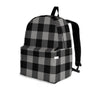 Grey Plaid Backpack-grizzshop