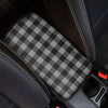 Grey Plaid Car Console Cover-grizzshop