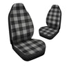 Grey Plaid Car Seat Covers-grizzshop