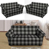 Grey Plaid Loveseat Cover-grizzshop