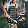 Grey Plaid Men's Apron-grizzshop