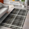 Grey Plaid Tartan Floor Mat-grizzshop