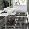 Grey Plaid Tartan Floor Mat-grizzshop