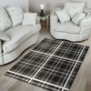 Grey Plaid Tartan Floor Mat-grizzshop