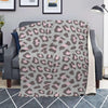 Grey and Pink Leopard Blanket-grizzshop