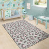 Grey and Pink Leopard Floor Mat-grizzshop