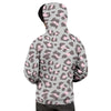 Grey and Pink Leopard Men's Hoodie-grizzshop