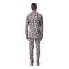 Grey and Pink Leopard Men's Pajamas-grizzshop