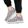 Grey and Pink Leopard Men's Sneakers-grizzshop