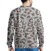 Grey and Pink Leopard Men's Sweatshirt-grizzshop