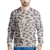 Grey and Pink Leopard Men's Sweatshirt-grizzshop