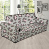 Grey and Pink Leopard Sofa Cover-grizzshop