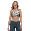 Grey and Pink Leopard Sports Bra-grizzshop