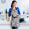 Grey and Pink Leopard Women's Apron-grizzshop