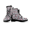 Grey and Pink Leopard Women's Boots-grizzshop