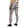 Grey and Pink Leopard Women's Leggings-grizzshop