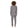 Grey and Pink Leopard Women's Pajamas-grizzshop