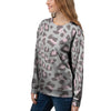 Grey and Pink Leopard Women's Sweatshirt-grizzshop