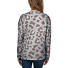 Grey and Pink Leopard Women's Sweatshirt-grizzshop