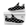 Grim Reaper Halloween Print Pattern White Athletic Shoes-grizzshop