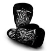 Grim Reaper Sad Print Boxing Gloves-grizzshop