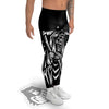 Grim Reaper Sad Print Men's Leggings-grizzshop