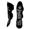 Grim Reaper Sad Print Muay Thai Shin Guards-grizzshop