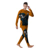 Grim Reaper Skeleton Dap Print Men's Pajamas-grizzshop